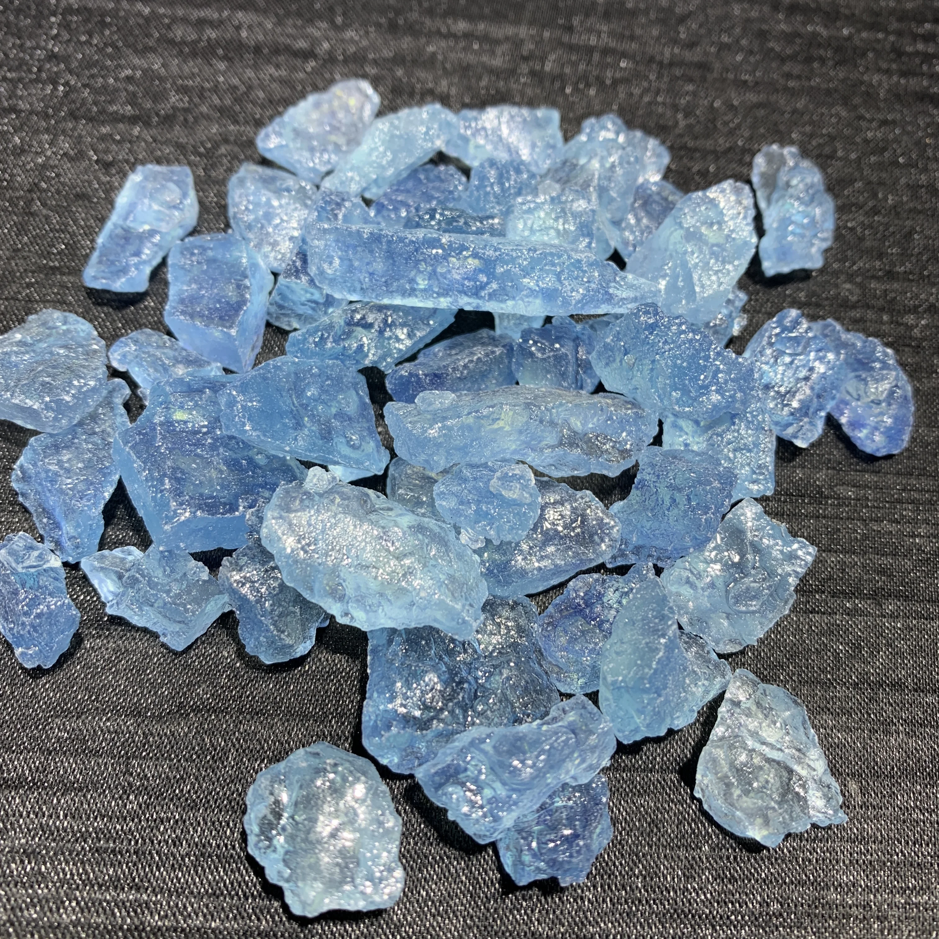 Rough Natural Aquamarine chips Mineral Specime raw stone crystal reiki healing