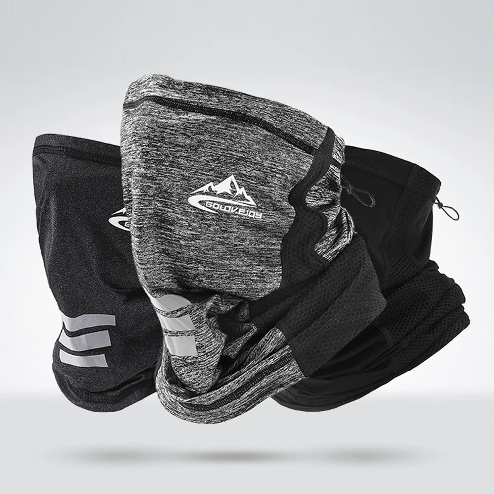 

Летняя велосипедная маска для лица, ледяной шелк, впитывающая пот, дышащая, для тренировок по рыбалке, спортивный шарф для лица, гетры, летняя бандана для лица