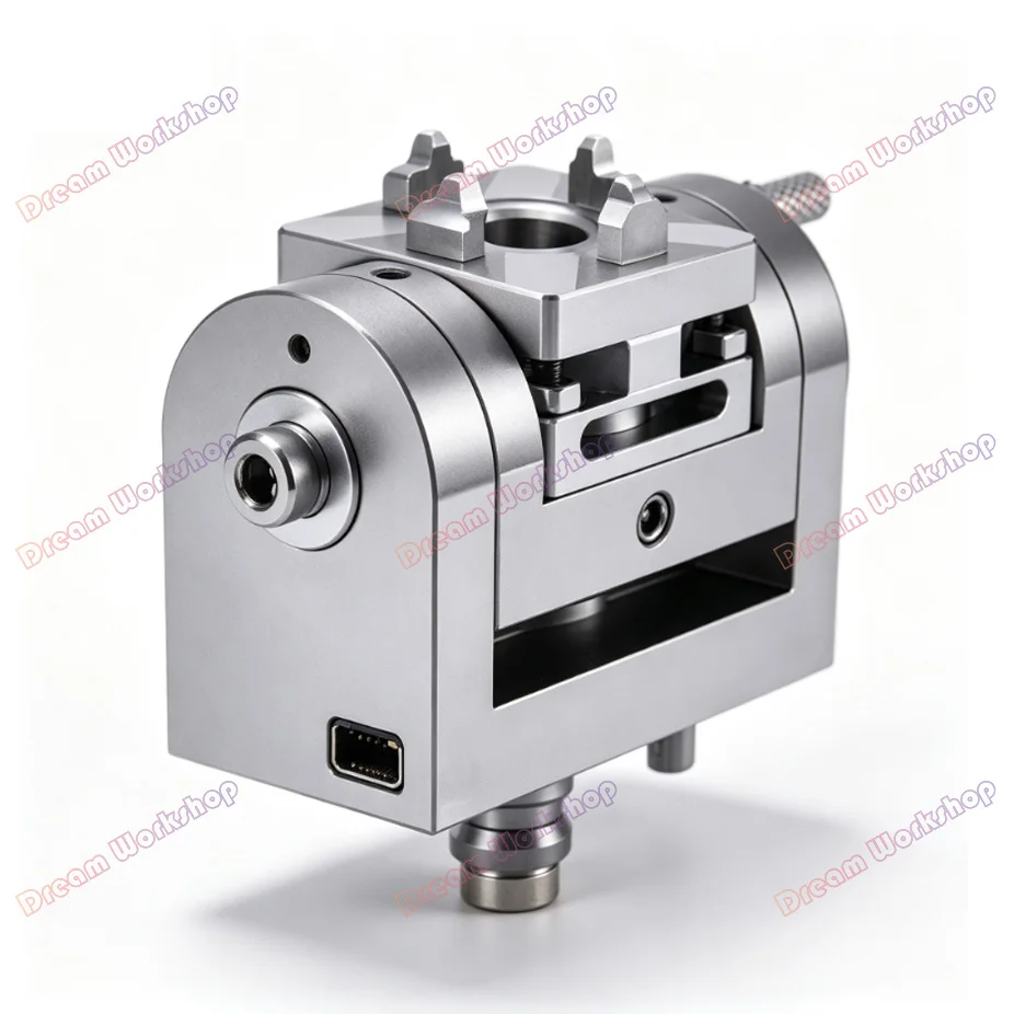 100mm Pneumatic manual Chuck for EDM Spark Machine Electrode Clamping Precision CNC Engraving Chuck apply to ER Interface