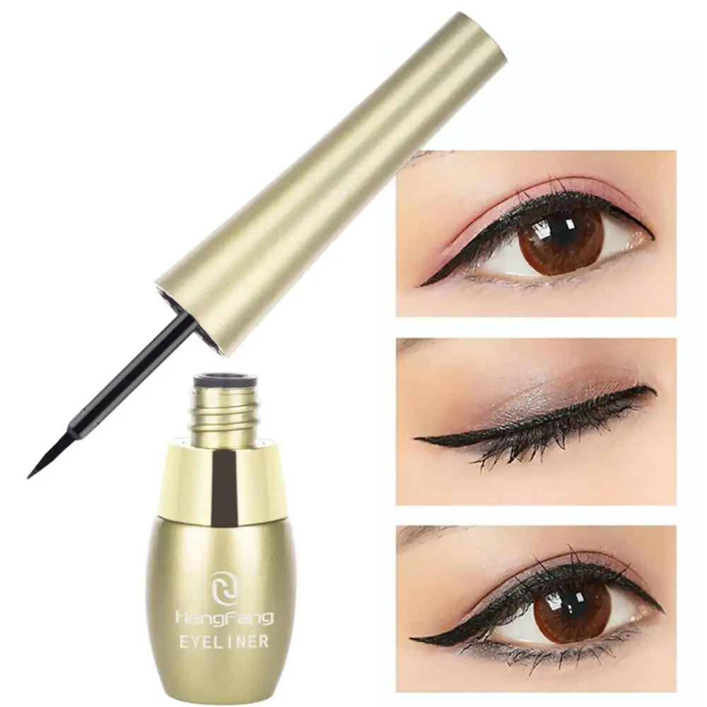 Professionele waterdichte zwarte langdurige cosmetische dubbelzijdige eyeliner potlood beauty tool oogmake-up eyeliner vloeistof