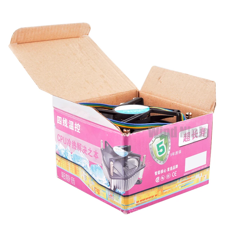 1200-2500RPM DC12V 4pin aluminum cooler cooling fan for 1U server CPU LGA 1150 1151 1155 1156 image 6