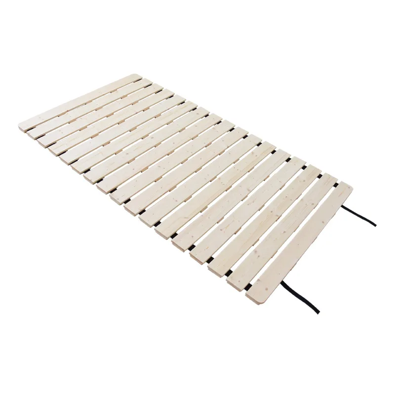 

Moisture-proof row skeleton Solid wood tatami Breathable folding hard bed board Simple pine mattress shelf 1.51.8 meters