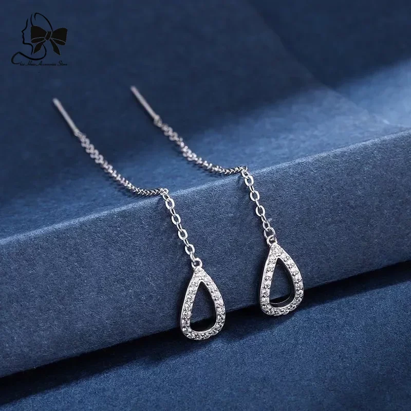 2024 Fashion Drop Ear Line Long Hanging Earrings for Women Piercing Threader Earing Ear Accessories Jewelry Korean Earrings