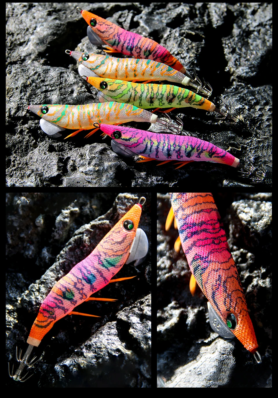 LETOYO EXPERT ONE 3.5# Leuchtender Tintenfisch-Köder, Künstlicher Sepiaköder, Oktopus-Angelköder für Meeresfischerei – Detail 7