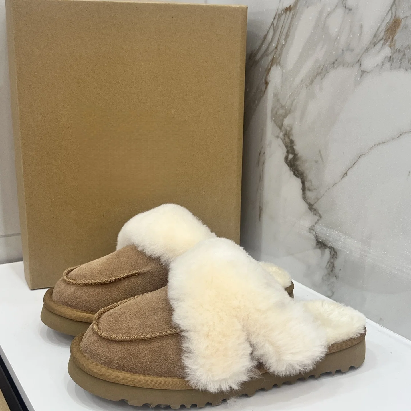 

2025 New Winter Warm Cotton Shoes -Thick Fleece Slip-On Snow Boots,Non-Slip Casual Footwear
