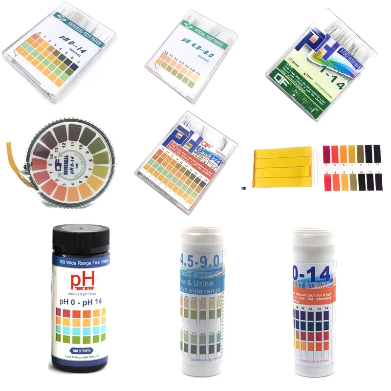 PH0-14 Test Paper Laboratory Household PH 4.5-9.0 Test Strips Indicator Scientific Litmus Alkaline Acid Testing PH Test Meter