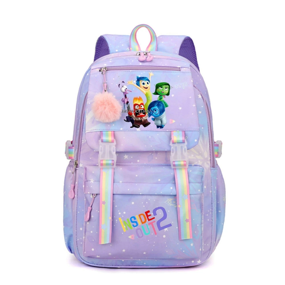 inside out2 Waterproof Women Backpack Female Travel Bag Backpacks Schoolbag for Teenage Girls Bookbag Mochila