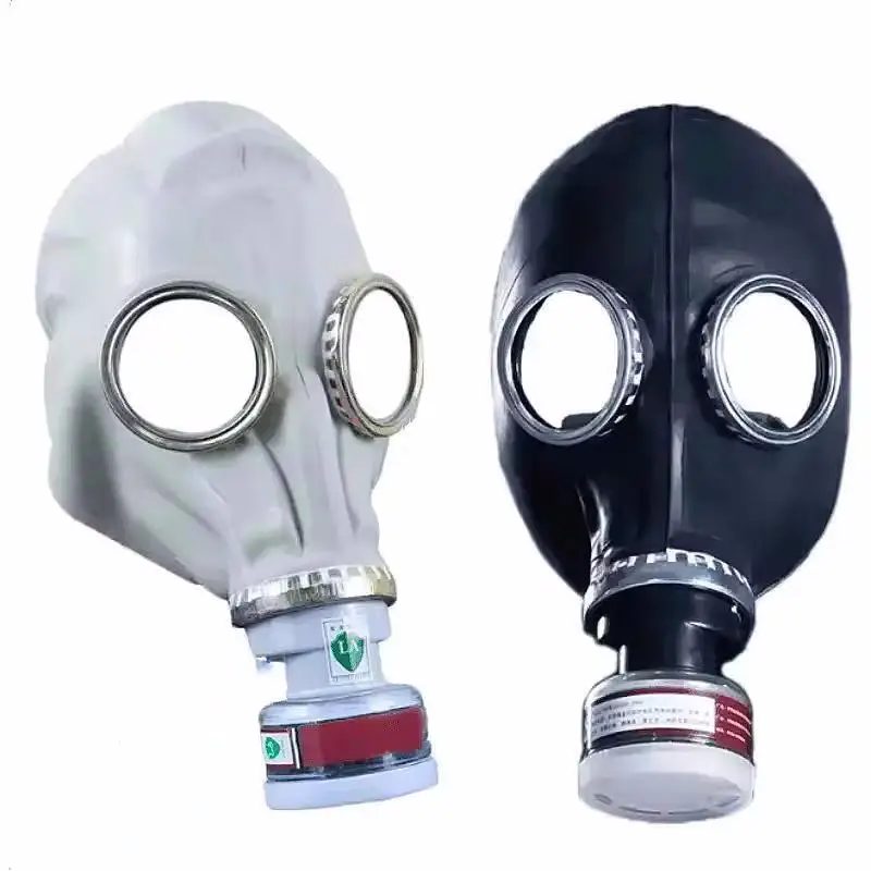 49/64 Type Full Mask Respirator R40 Interface Multipurpose Painting Spray Pesticide Natural Rubber Chemical Prevention Gas Mask