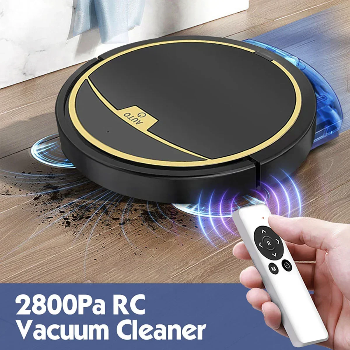 Household Intelligent Wet and Dry Remote Control Automatic Sweeping Mopping Robot Vacuum Cleaner