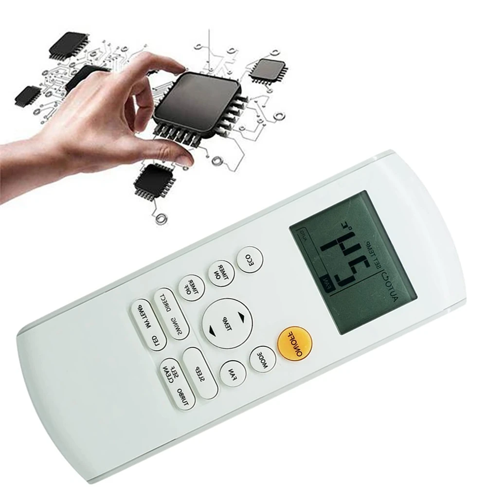 AA08-Replace Remote Control For Midea Air Conditioner RG57A7/BGEF CR166-RG57A6EU-6 RG57/BGE