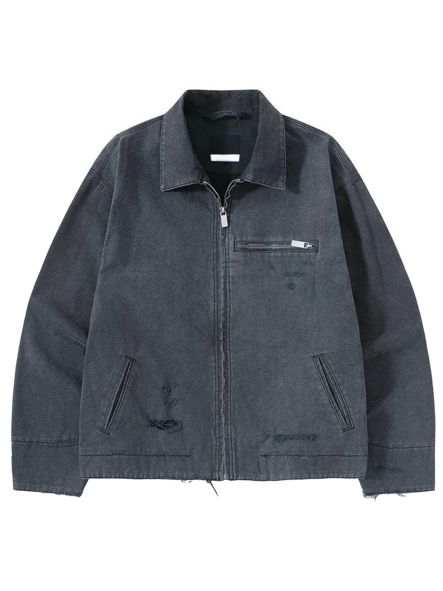 ER/D Washed Destructive Tooling Casual Jacket 24SS