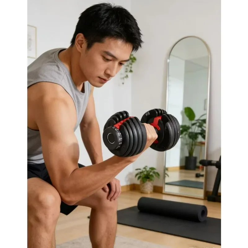 

Gym Equipment Fitness Dumbbells Adjustable Free Weights Waterproof Lightweight Home Training Gear Hot Pick