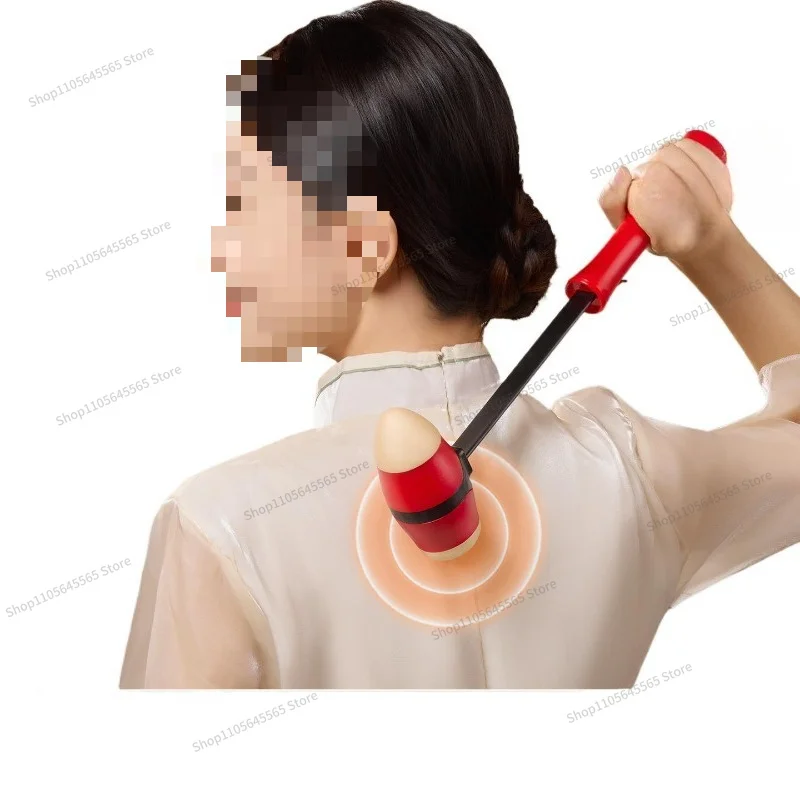 Massage Hammer Tapping Meridians, Back Pounding Stick, Eight Deficiency Neck, Shoulder, Vertebrae
