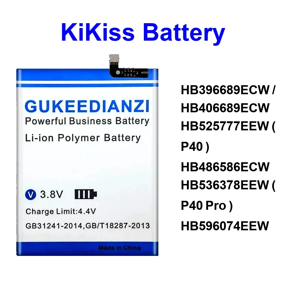 

Аккумулятор для Huawei Mate Y7 30 P40 Pro+ Pro Lite Plus 2017 2018 4G HB486586ECW HB596074EEW HB396689ECW / HB406689ECW 4800-5600 мАч
