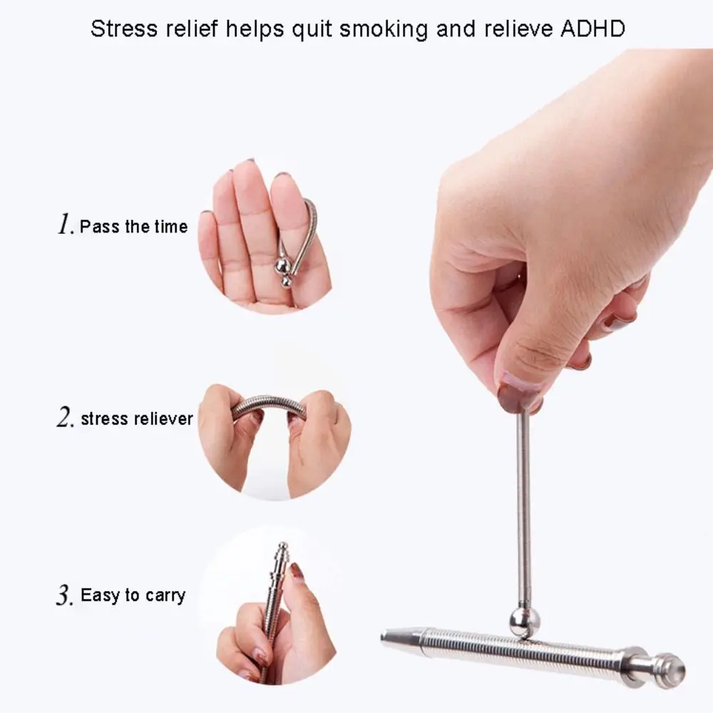 Speelgoed Balpen Schrijfgereedschap Decompressiespeelgoed Magnetische pen Decompressie Lentepen Fidget Pen Denk inktpen Spinnerspeelgoed