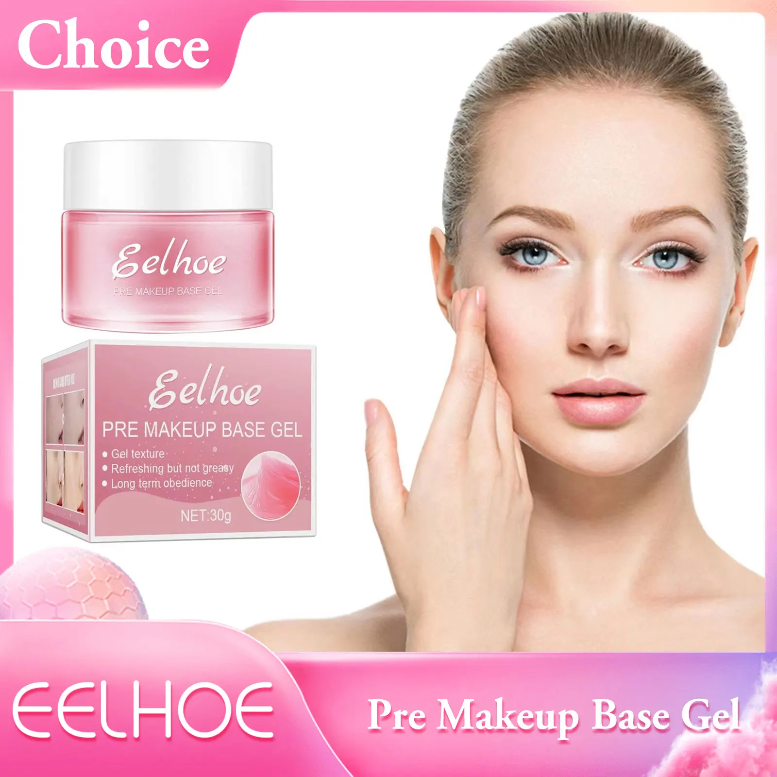 Gesicht Make-Up Primer Basis Foundation Gel Unsichtbare Poren Aufhellung Dauerhafte Öl-kontrolle Wasserdicht Corrector Gesicht Haut Schönheit Pflege