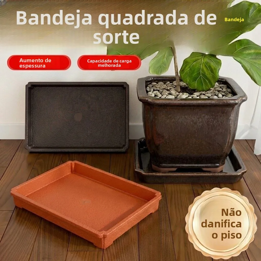 thickened-resin-plastic-flower-pot-tray-rectangular-frosted-potted-plant-water-catching-base-tray-bonsai-flower-tray