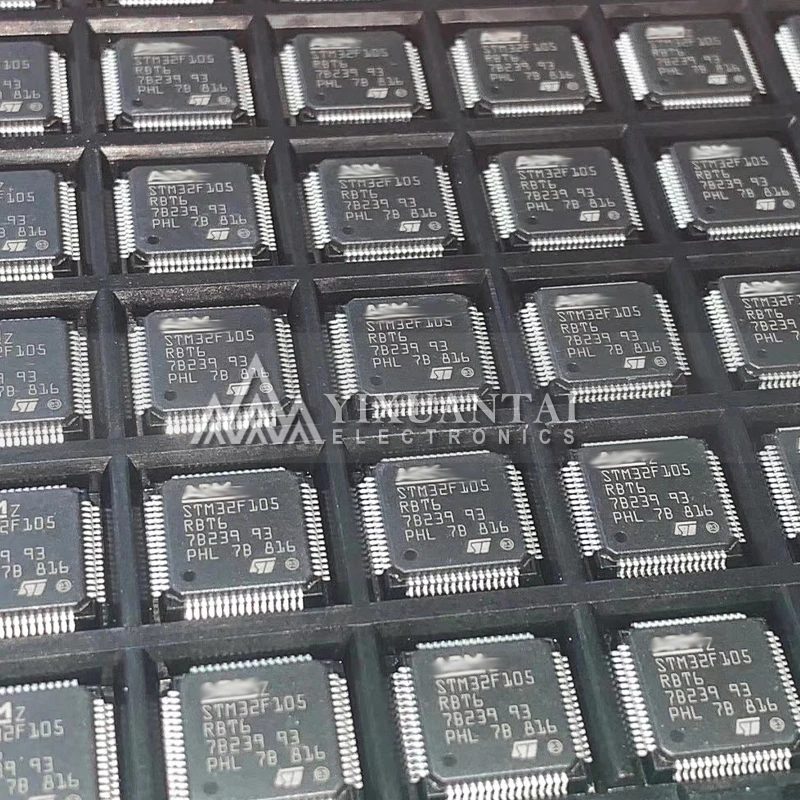 (1piece)100% New STM32F105RBT6 STM32F105RB STM32F105 LQFP64 Chipset