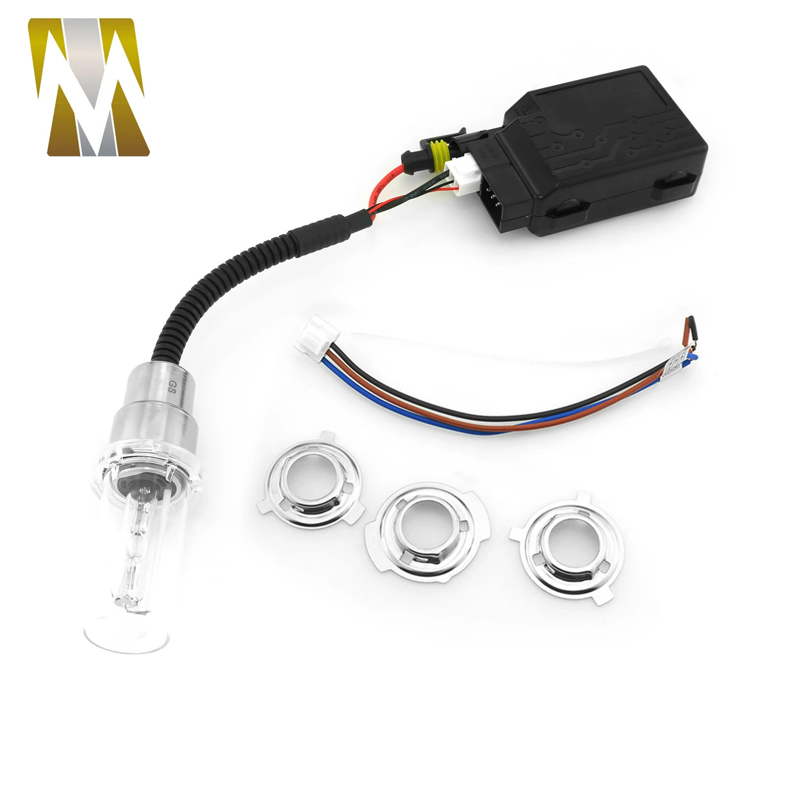 Motorcycle 35W HID Xenon Head Light H4 H6M H6 BA20D Hi/Lo 4300K 6000K 8000K 10000K Motor Xenon Lamp Headlight Bulbs Ballast Kit
