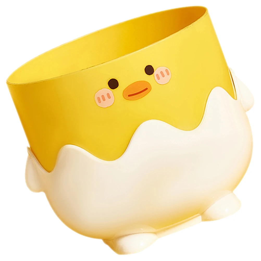 

Duck Pen Holder Cartoon Pencil Organizer For Desk Cute Stationery Container Makeup Brush Storage Sturdy Material Non Slip Easy