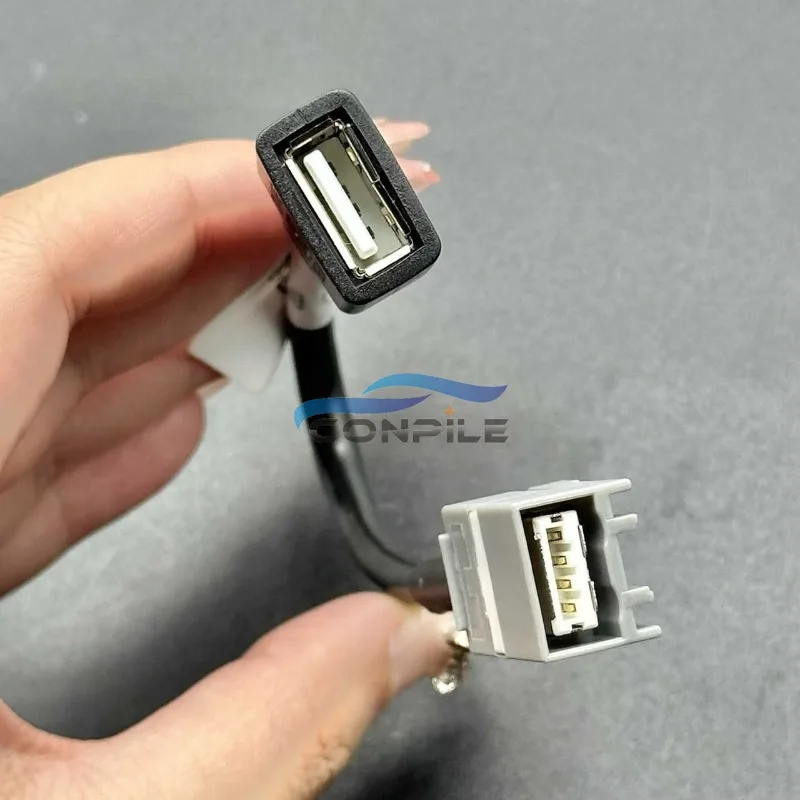 

For Honda Accord Odyssey Crosstour USB Cable Car Audio U Disk Armrest USB Conversion Cable Wire Line