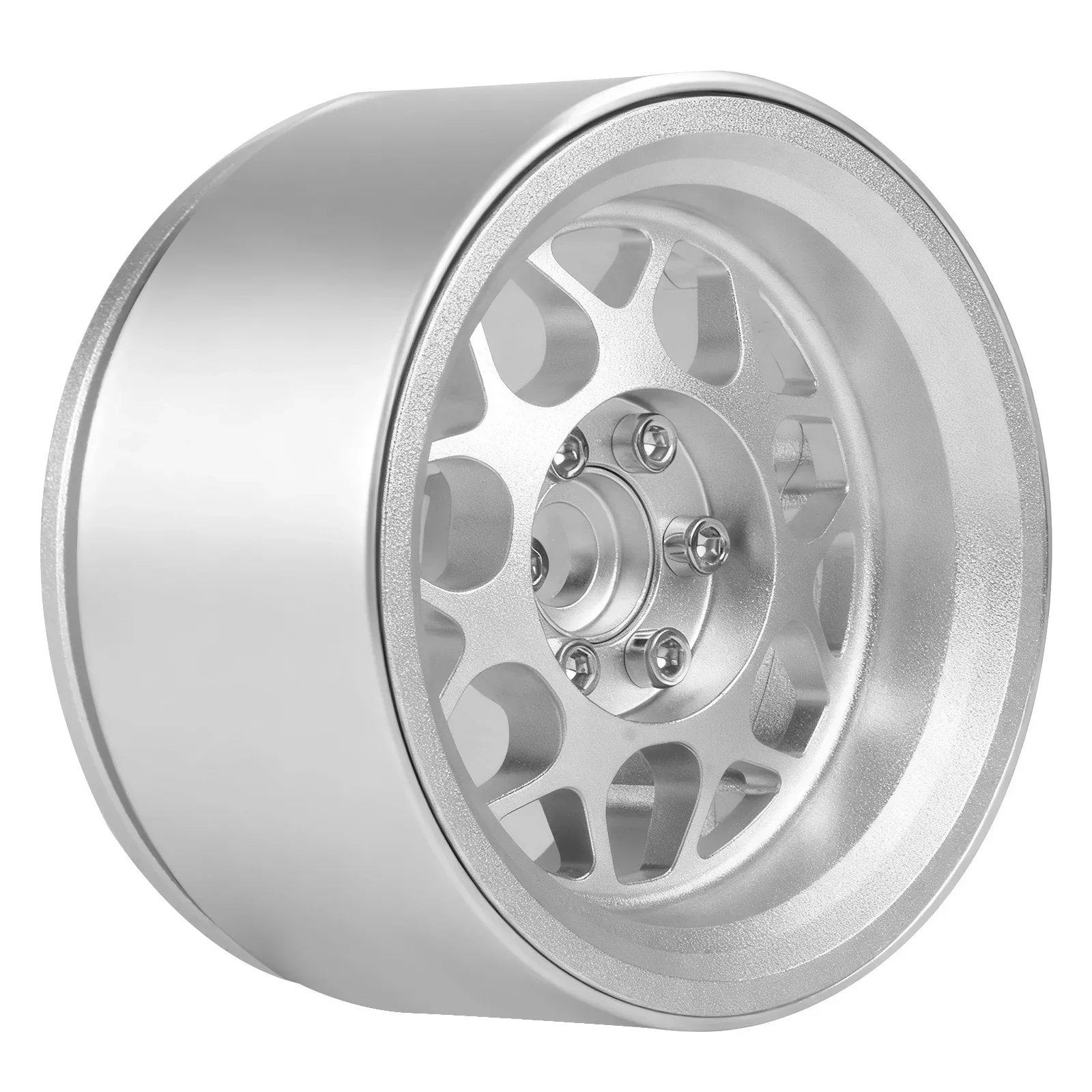 PYFORE 2,2 Zoll Aluminiumlegierung Metall-Radnaben Reifen 4 Stück 64*34mm Sechskant-Adapter 12mm für 1/10 1/8 RC Modellauto Crawler Zubehör – Detail 6
