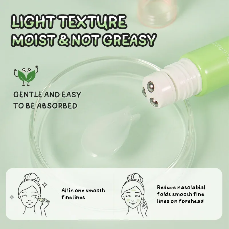 

Fenyi Green Tea Eye Cream Roller Eye Bags Dark Circles Removal Moisturizing Hydrating Serum Eye Skin Care Beauty Cosmetics 20g