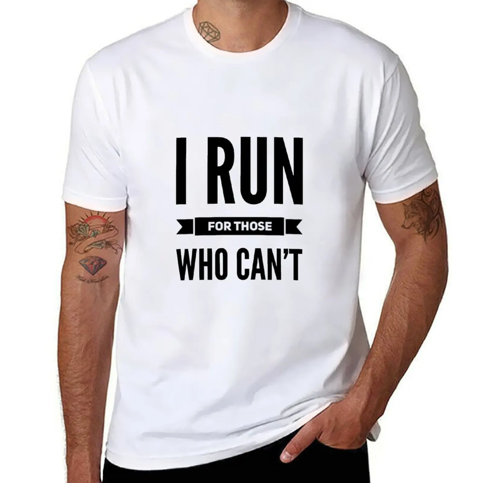 

I Run For Those Who Cant T-Shirt graphic t shirts for man t shirts with prints T-Shirt