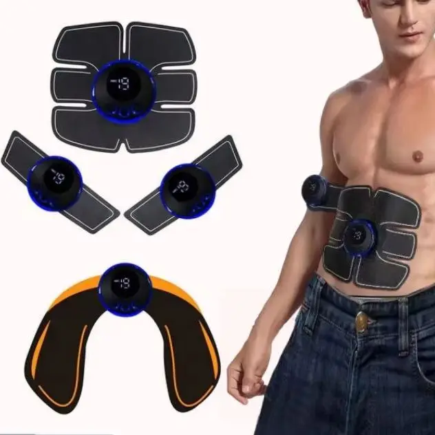 

EMS тонер для брюшного пресса с цифровым дисплеем, высокочастотный импульсный фитнес-оборудование, стимулятор мышц