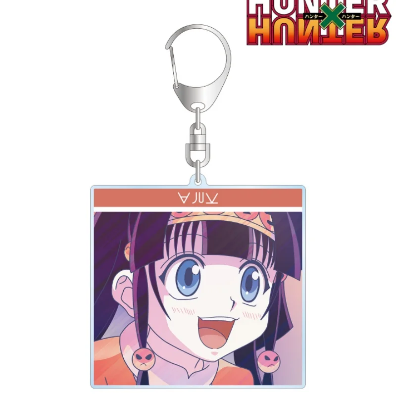 Alluka Killua Zoldyck Anime Peripheral Acrylic Pendant Full-Time Hunter Campus Creative Jewelry Keychain Pendant 6cm