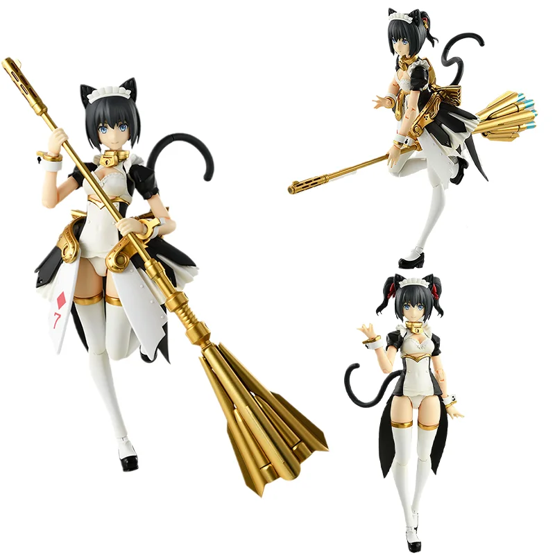 16Cm Originele Anime Figuur Model Mobiele Pak Meisje PLAMAXGP-01 Maidroid Miao Gewrichten Beweegbare Action Figure Speelgoed Geschenken Voor Kinderen