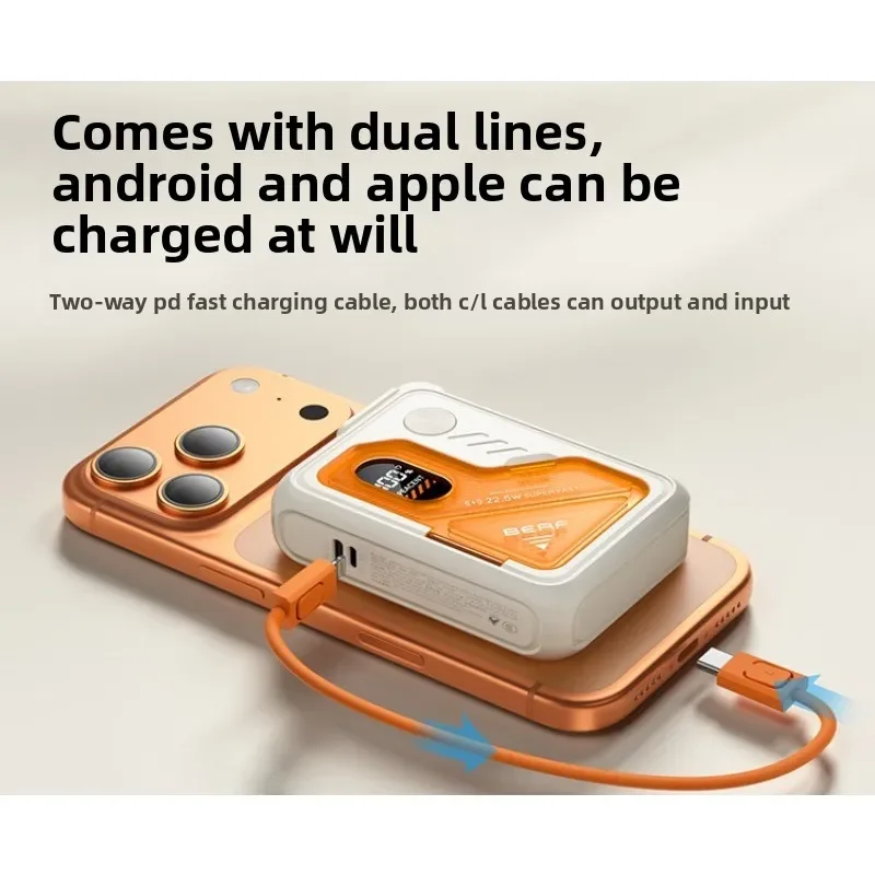 Bring your own cable plug to carry magnetic attraction,