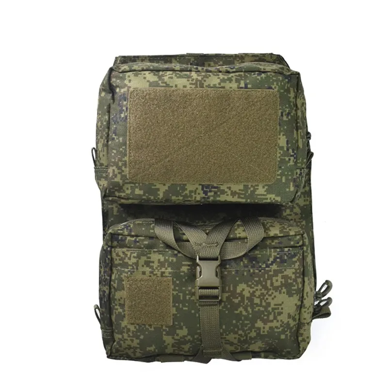 Sac à dos tactique imperméable camouflage avec poche d'hydratation détachable, équipement russe Little Green EMR pour la chasse et le tir