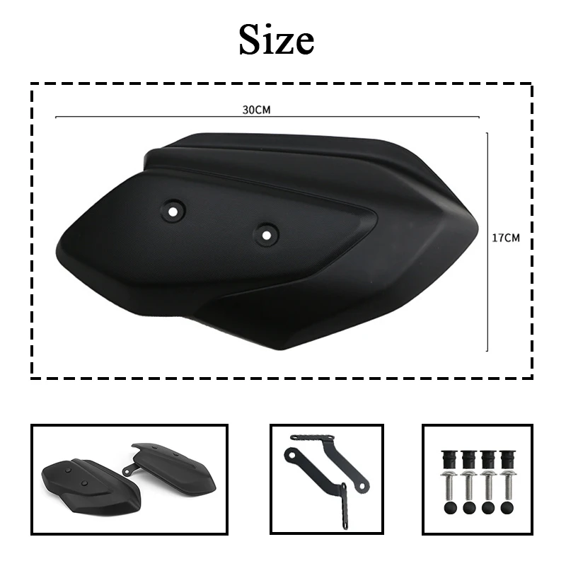 Per Yamaha XMAX 125/300 Moto Paramani Moto Protezione dalla caduta ABS Vento Deflettore Scudo Protezione Scooter Paramani