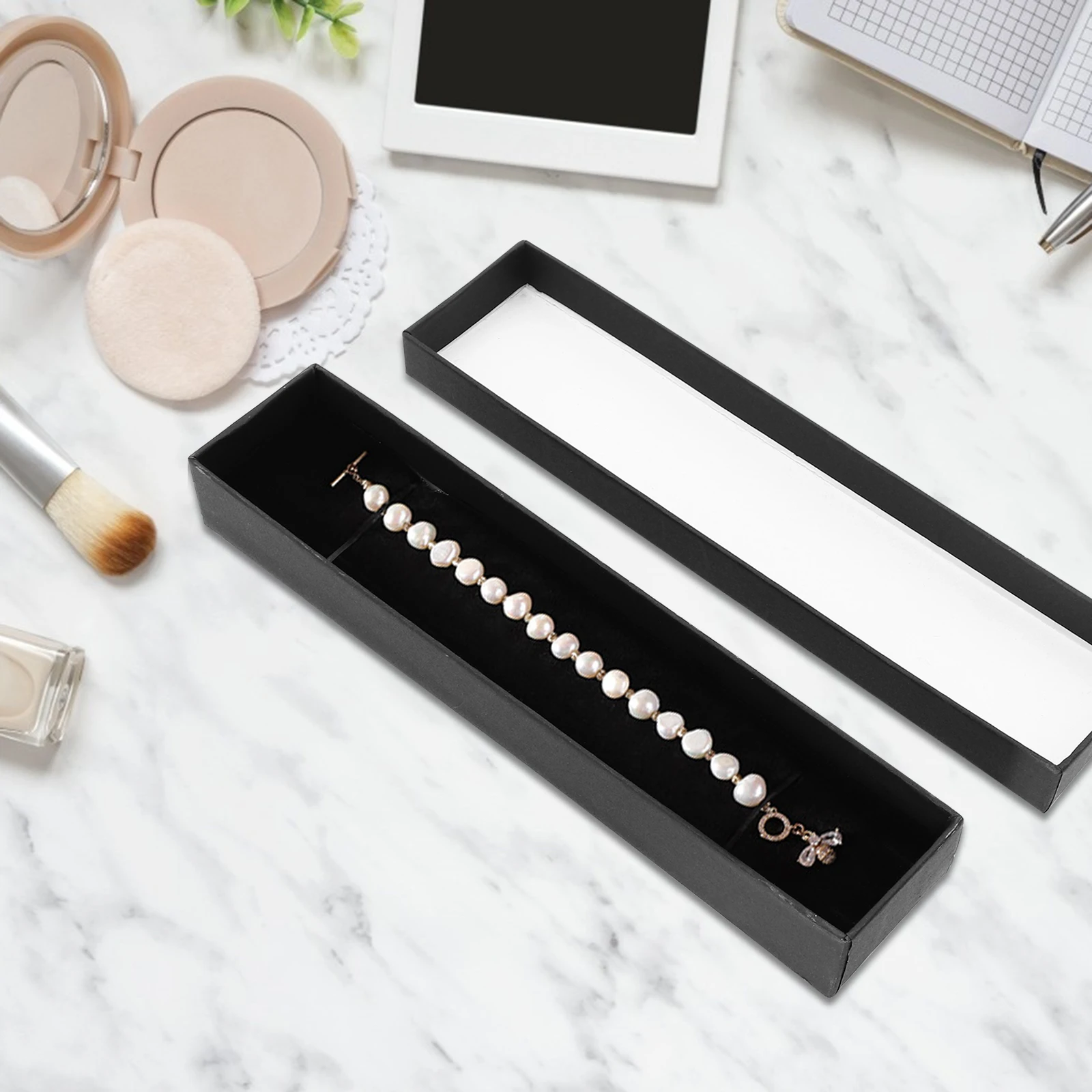 

2 Pcs Jewelry Box Earring Organizer Jewellery for Jewerly Displays Selling Gift Plastic Holder Child
