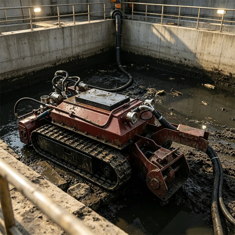 River Silt Cleaning Machine Submersible Dredging Machine Automatic Dredging Machine Water Cleaning Robot Factory Price