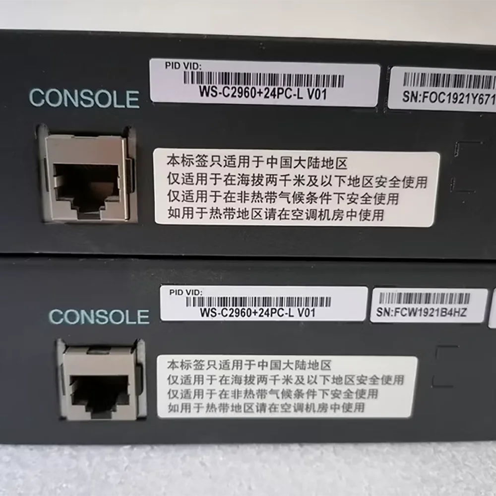 1pcs WS-C2960+24PC-L 24 port 100Mbps POE Power Management Switch
