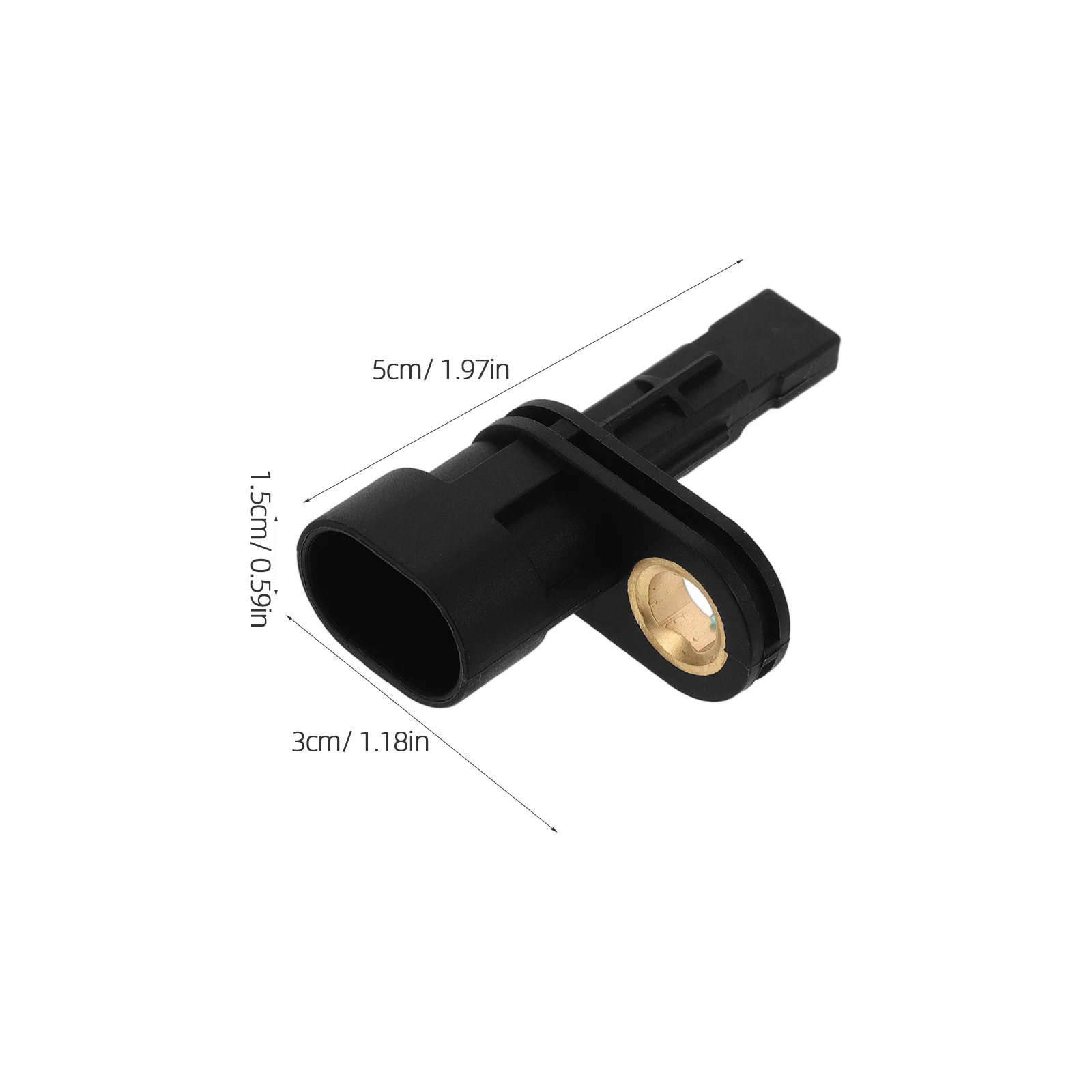 Rueda para múltiples modelos de automóviles Material Abs Fácil instalación Seguridad de conducción mejorada Sensor de velocidad del automóvil Sensor de velocidad de la rueda Abs