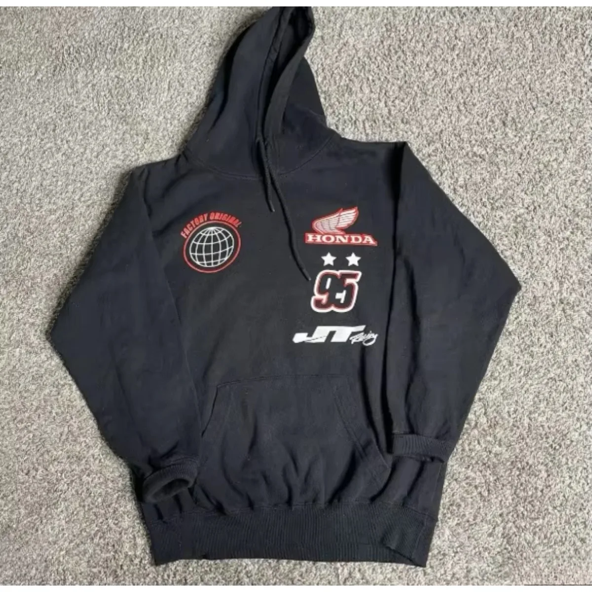 

Honda 2025 New Hot Fashion Logo Racing Print Hoodie Autumn and Winter Unisex Street Wear Casual Loose Version Jumper Motorcycle