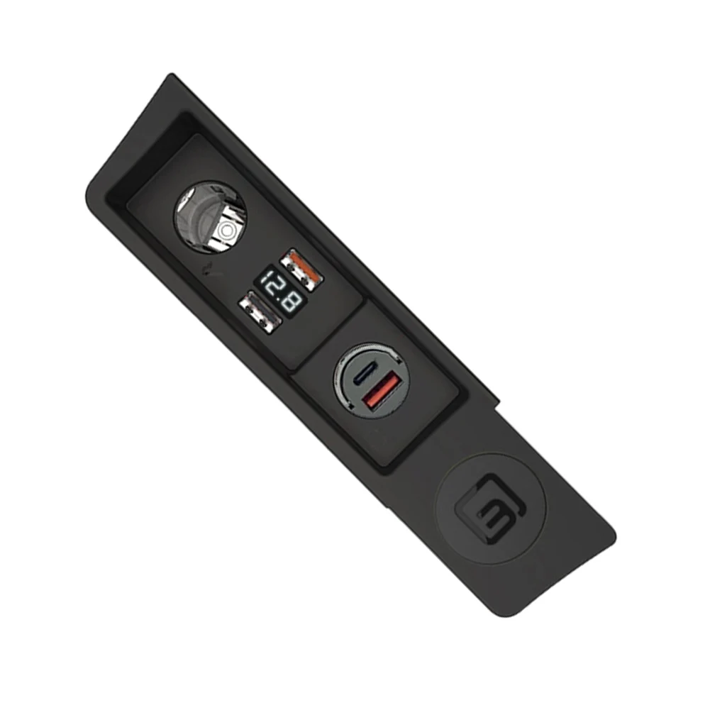 Auto-Ladebuchse USB Schnellladung für Passat B6 B7 07-16 für CC 10-18 ABS Schwarz Ersatz-Ladebuchse Autoelektronik – Detail 6