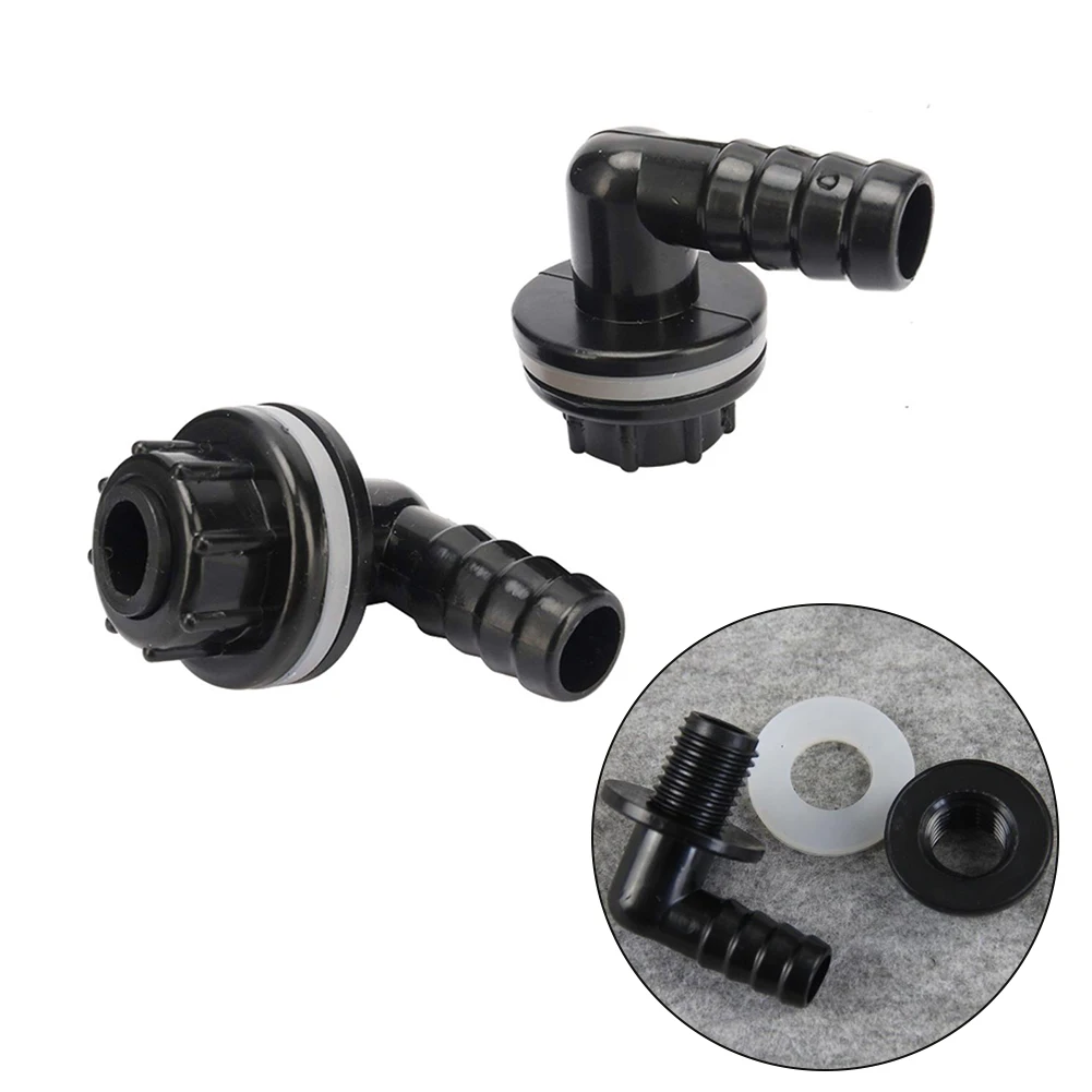 

Secure and Easy to Install Elbow Connector Great for 38 to 14mm Hose Nozzle and For Water Tank Fish Tank Irrigation