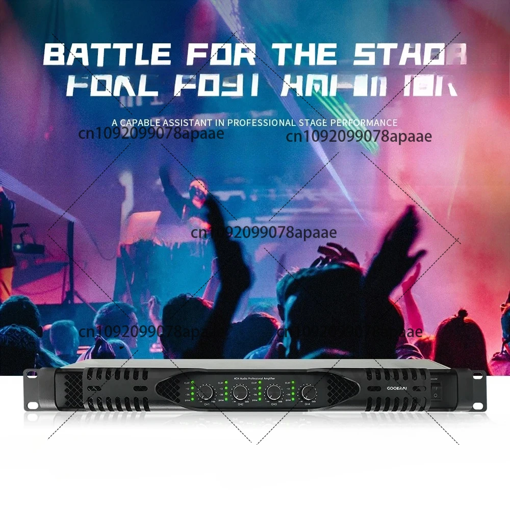 4-قناة 2000 واط مضخم رقمي 1U فئة المهنية D 4*2000 واط * 2Ω نظام استريو الطاقة الصوت MIA-DZ1300 #4