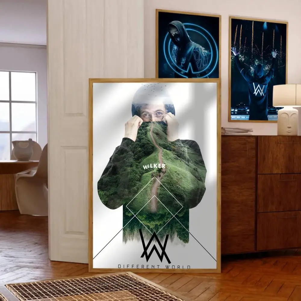 A-Alan DJ W-Walker Poster Music Album Cover For Room Canvas Painting Print Art Home Wall Decor Picture Gift