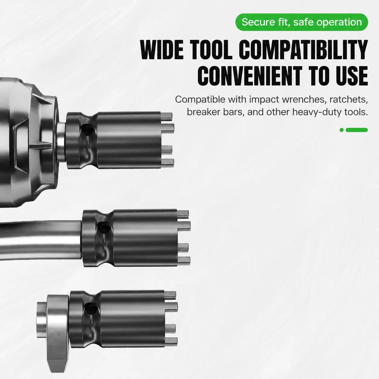 Multifunction Angle Socket Wrench Electric Grinder 4 Pronged for Quick Spanner Tool Bit Flange Nut Removal Impact Power Socket view 5