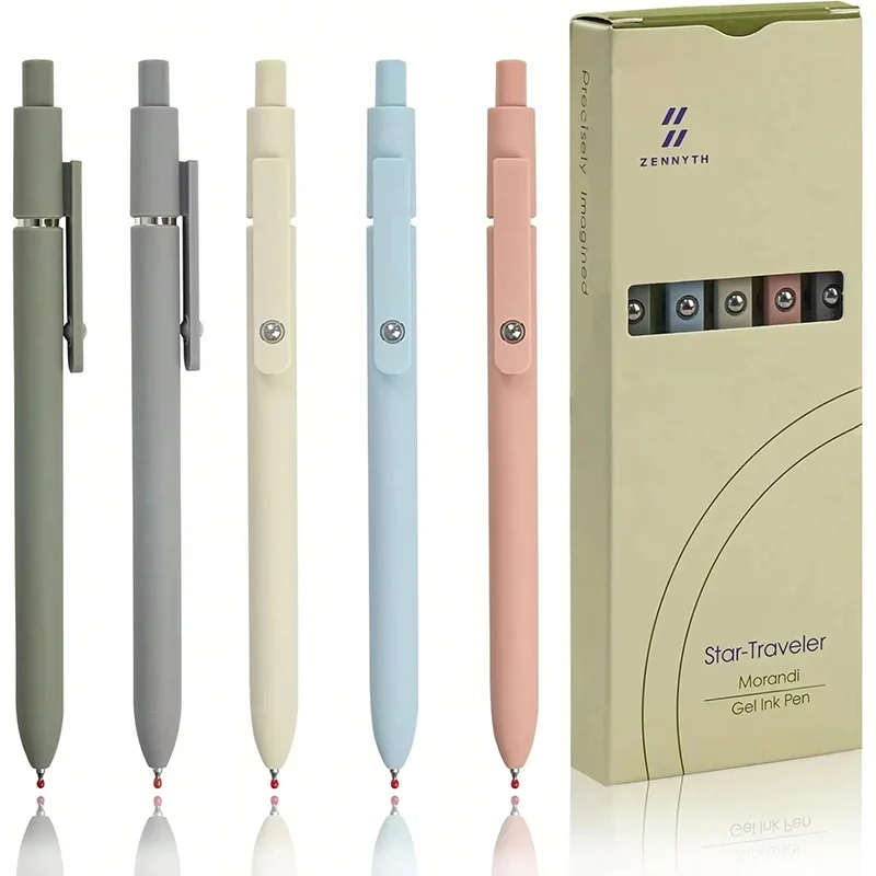 Gel Pens Fine Point Ballpoint Pens Morandi Colour Gel Pens For Diary Drawing Learning School Stationery Tools Smooth Gel Ink Pen