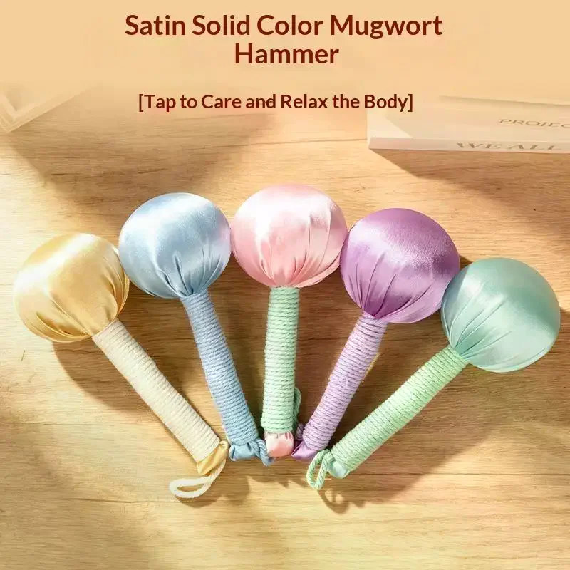 Mugwort Essential Oil Hammer Satin Surface Massage Festival Gift Personal Care Health Car Pure