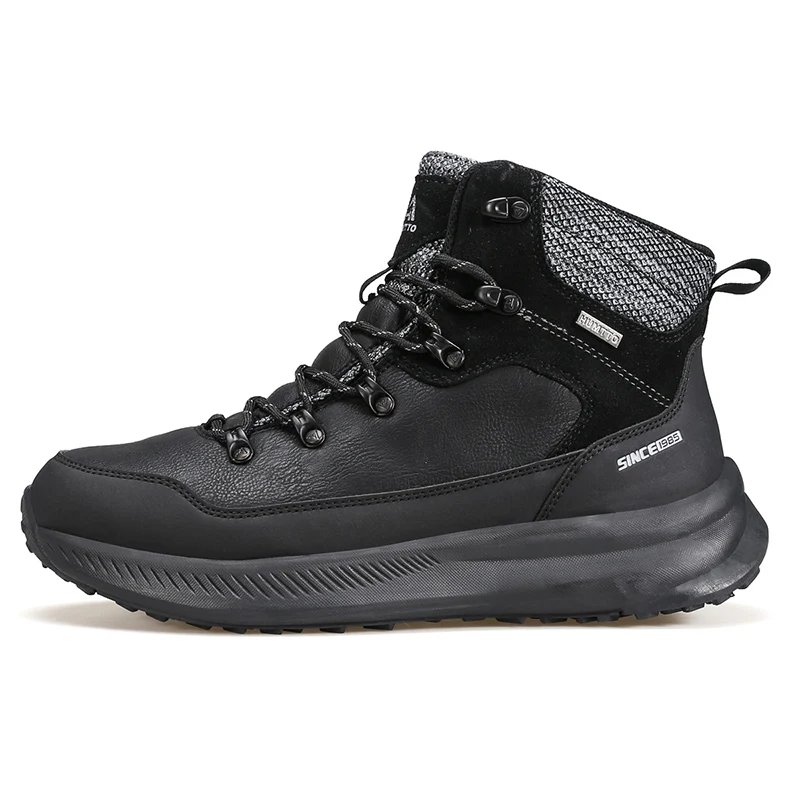 Humtto inverno botas de neve para homens plataforma impermeável borracha tornozelo botas homem designer caminhadas sapatos de segurança trabalho dos