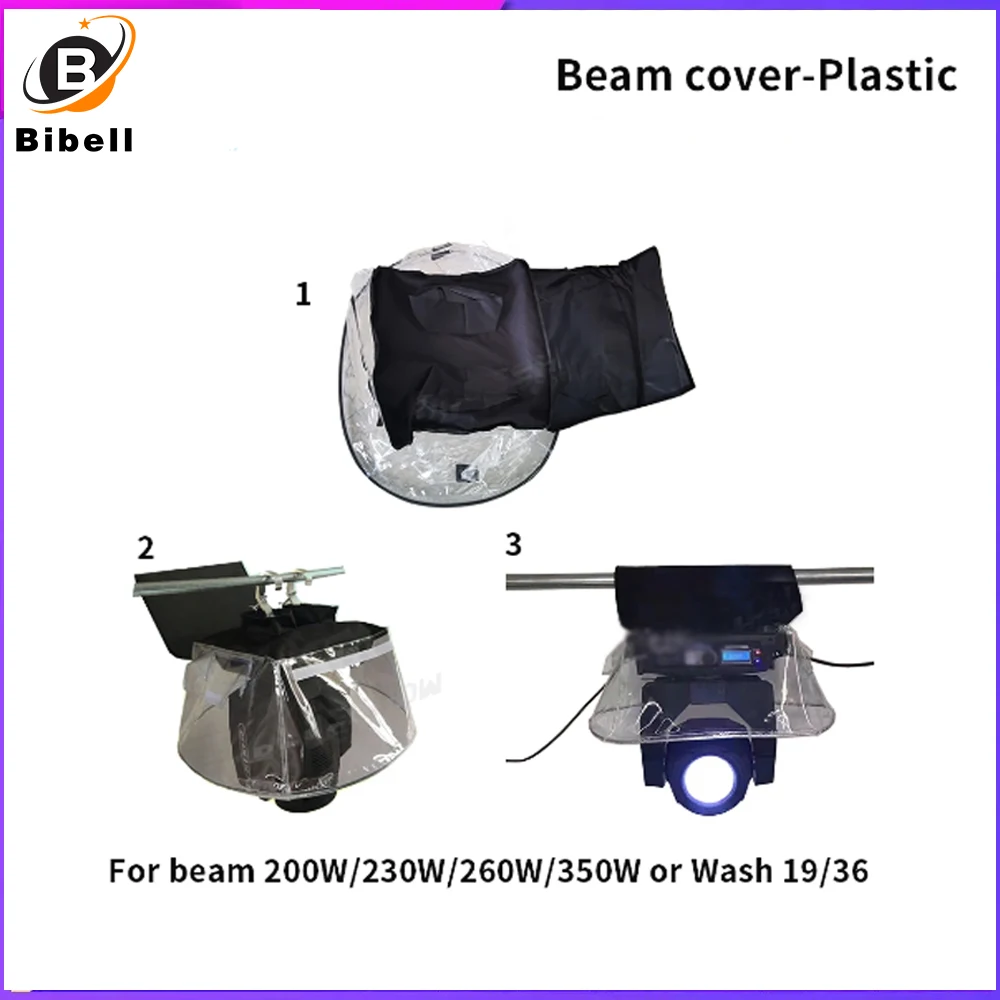 10pcs Par 6*18w Led Battery Par Light B  Cover Stage Light Rain Coat Waterproof Transparent Crystal Plastic