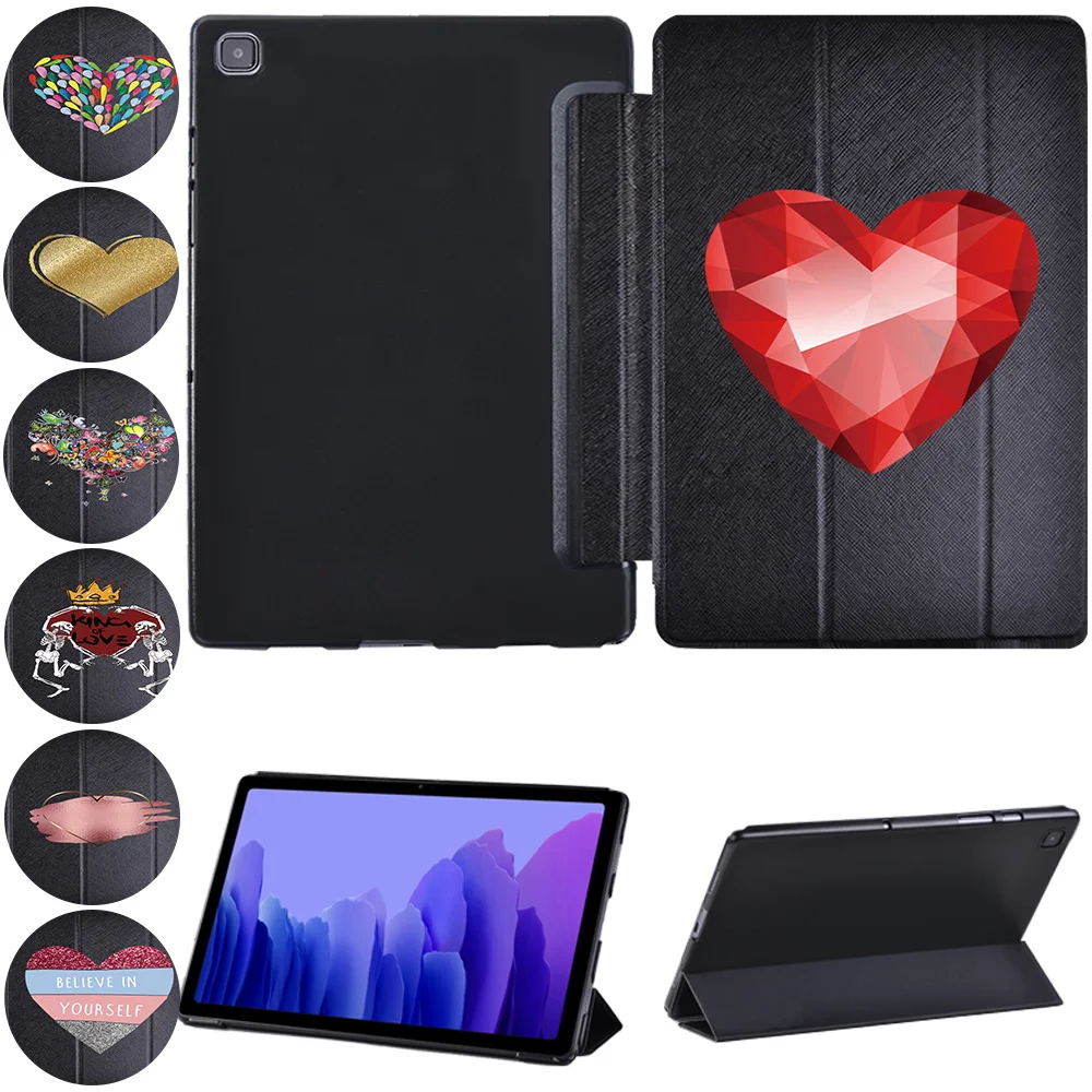 

Flip Tablet Case for Samsung Galaxy Tab A7 10.4 2020 SM-T500 T505 PU Leather Cover for Galaxy Tab A 10.1 SM-T510 T515 Folio Capa