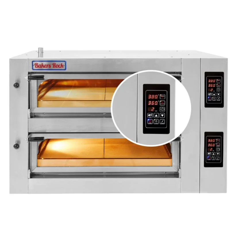 Commercial Deck Oven For Pizza Electric Gas Easy Operate Fast Baking New Deck Oven Stone For Baking Cake Bread Pizza Deck Oven